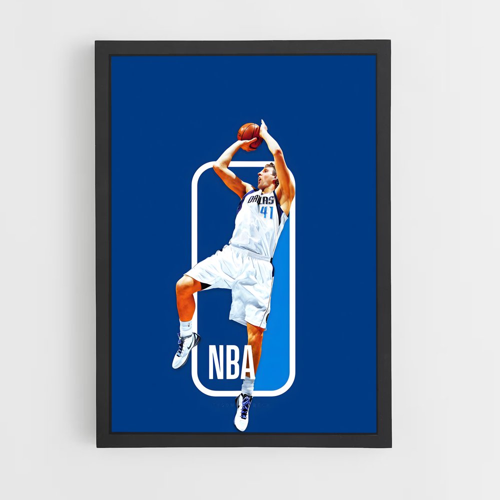 Poster Légende des Mavericks – affiche Basketball (vue 2)